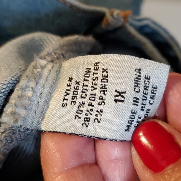 Style Me Los Angeles Woman's Plus Denim Jacket 1x - Picture 5 of 5